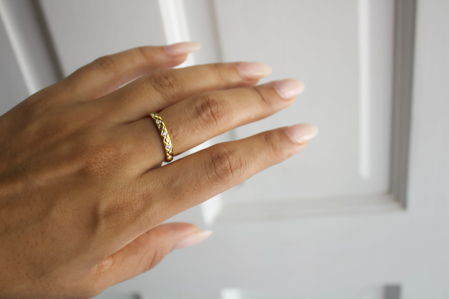 Zircon Band Ring