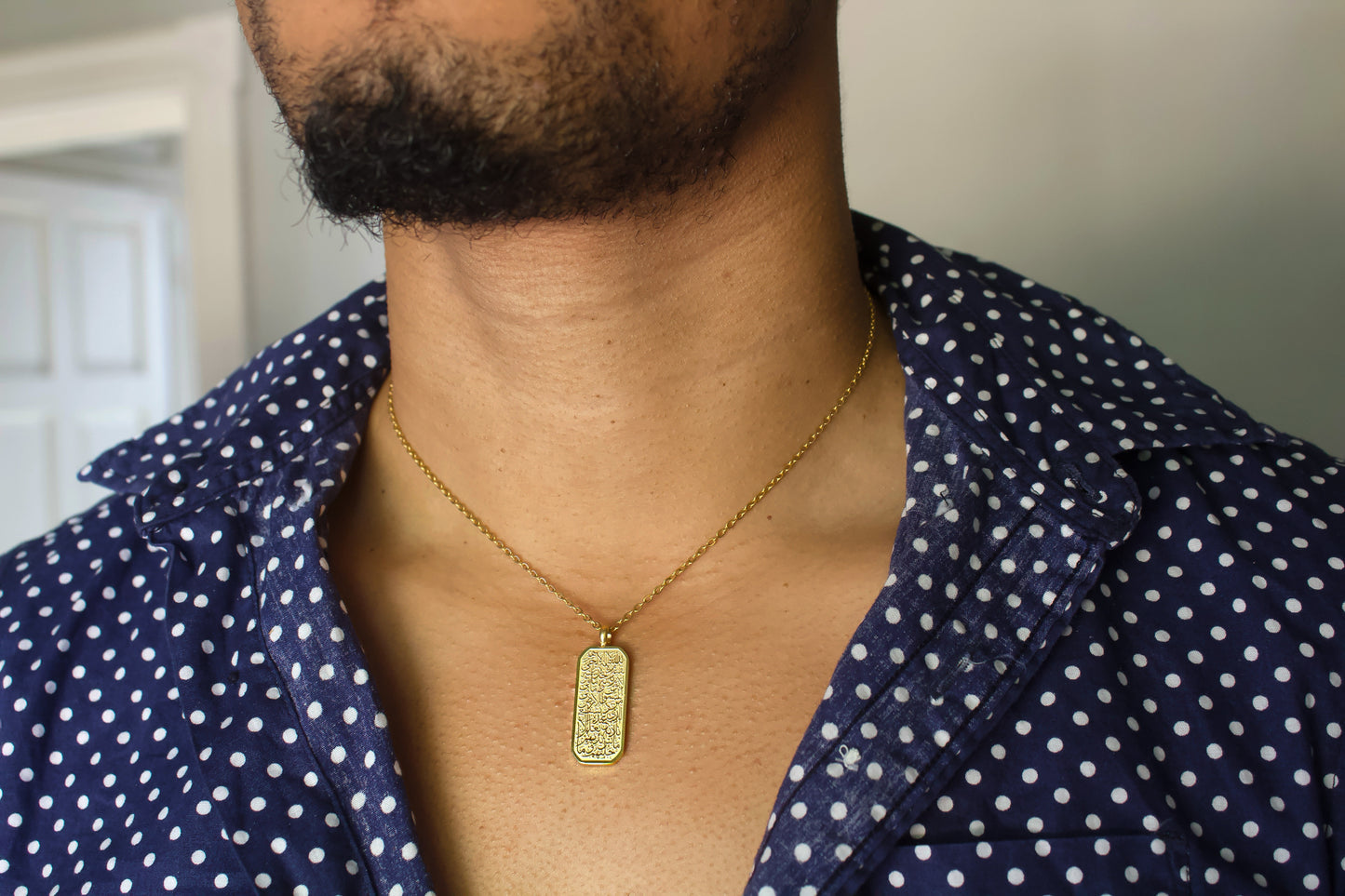 Mens Arabic Pendant Chain