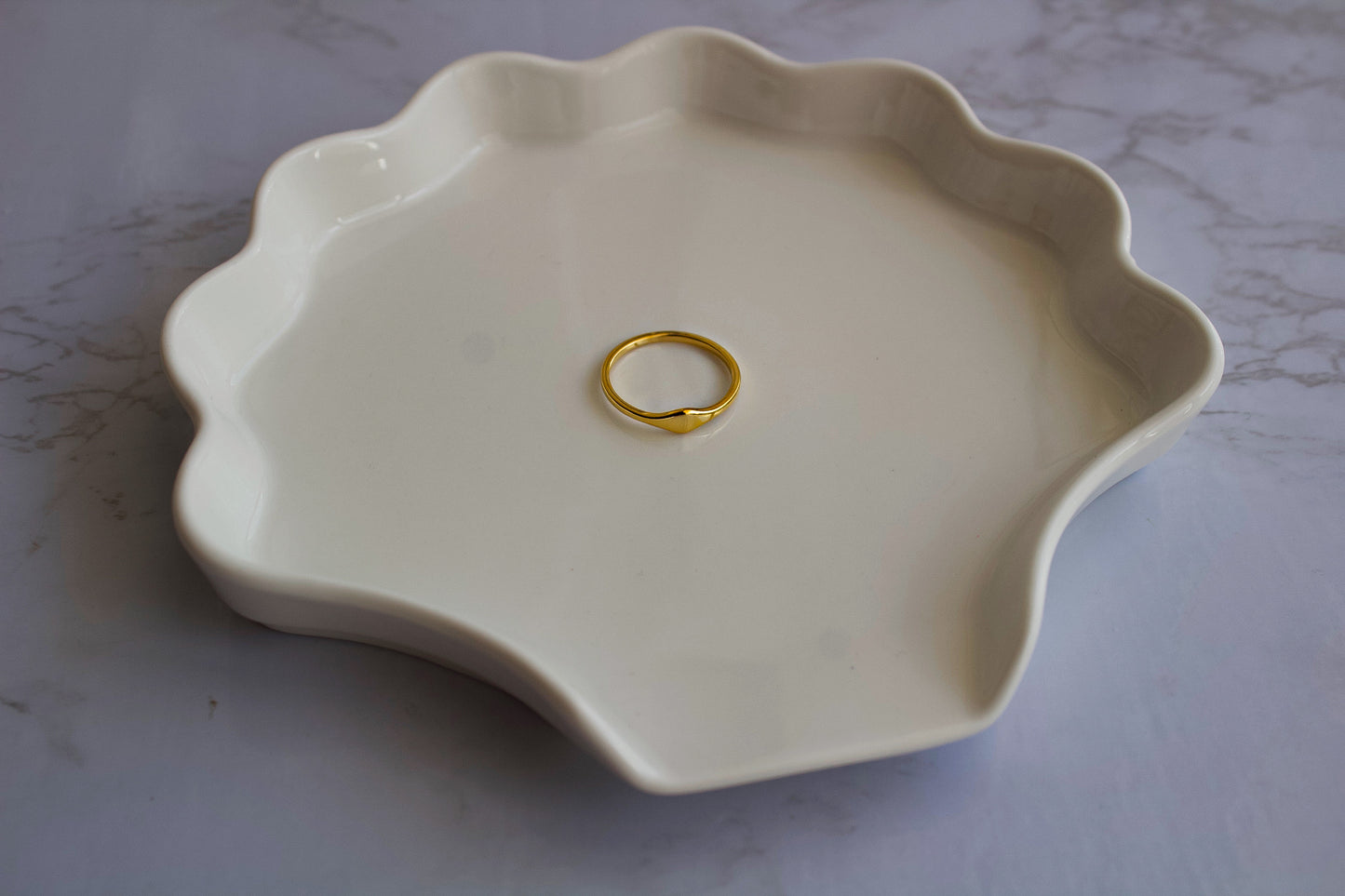 Simple Accent Band Ring