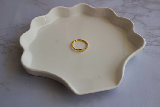 Simple Accent Band Ring