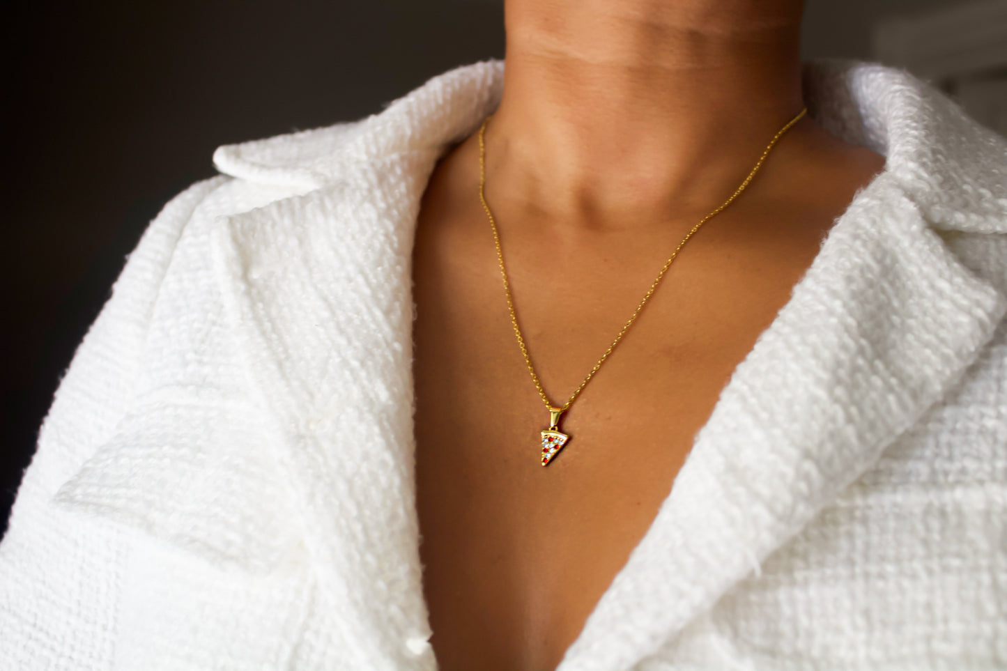 Pizza Slice Necklace