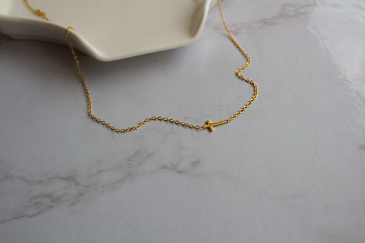 Dainty Cross Necklace