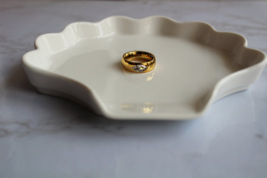 Water Drop Zircon Ring